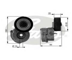 Gates t38440 napinacz paska fiat opel, alfa romeo mito (955), chevrolet aveo sedan (t300)