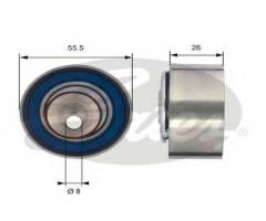 Gates t43156 rolka napinacza fiat, alfa romeo mito (955), fiat panda (169), ford ka (ru8)
