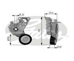 Gates t38148 napinacz paska audi seat skoda vw, audi a3 (8l1), seat alhambra (7v8, 7v9)