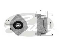 Gates t38147 napinacz paska ford seat vw, seat toledo i (1l), vw passat (3a2, 35i)