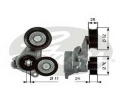 Gates t39024 napinacz paska ford, ford focus ii (da_)