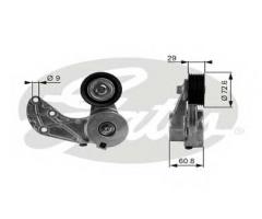 Gates t38317 napinacz paska audi vw, audi q7 (4l), vw touareg (7la, 7l6, 7l7)