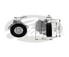 Gates t38174 napinacz paska mercedes,, chrysler crossfire, mercedes-benz klasa g (w463)