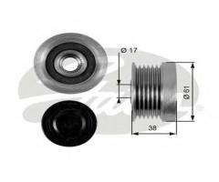 Gates oap7036 sprzęgło alternatora, volvo s70 (ls)