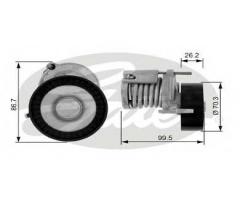 Gates t38214 napinacz paska audi seat skoda vw, audi a2 (8z0), seat ibiza ii (6k1)