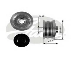 Gates oap7032 sprzęgło alternatora, alfa romeo 156 (932), fiat doblo cargo (223)