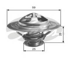 Gates th34590g1 termostat volvo, volvo s80 i (ts, xy)