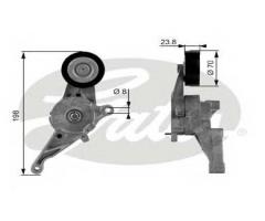 Gates t38436 napinacz paska audi skoda vw, audi a3 (8p1), ford galaxy (wgr)