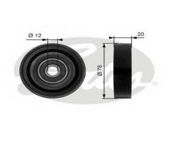 Gates t36086 rolka prowadząca, hyundai accent i (x-3), kia cerato sedan (ld)