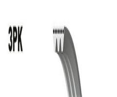 Gates 3pk588 pasek wielorowkowy 3pk588 xf, jaguar x-type (cf1)