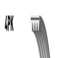 Gates 4pk745 pasek wielorowkowy 4pk745 xf, renault twingo ii (cn0_)