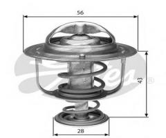 Gates th31276g1 termostat mitsubishi, mitsubishi lancer iv (c6_a, c7_a), nissan sunny iii (n14)