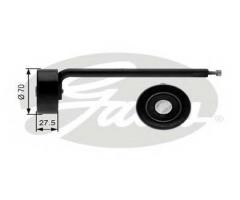 Gates t39088 rolka napinacza skoda octavia, seat arosa (6h), skoda felicia i (6u1)