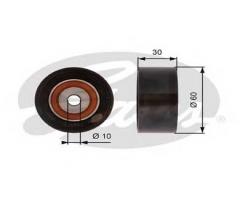 Gates t42162 rolka napinacza, citroËn c3 i (fc_), fiat scudo (270_), ford focus ii kombi (da_)