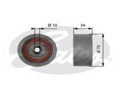 Gates t42159 rolka napinacza, audi a8 (4d2, 4d8), skoda superb (3u4), vw passat variant (3b5)