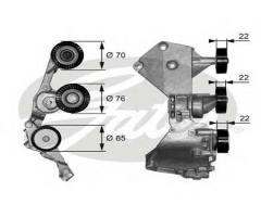 Gates t38466 napinacza paska mercedes,, mercedes-benz klasa a (w168)