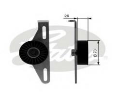 Gates t38484 rolka napinacza renault, dacia logan pick-up (us_), nissan kubistar (x76)