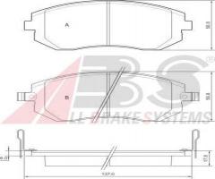 A.b.s. 37446 klocki hamulcowe subaru forester 02 -, subaru forester (sh), toyota gt 86 coupe (zn6_)