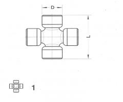 LÖbro u-940 krzyżak mazda, daihatsu