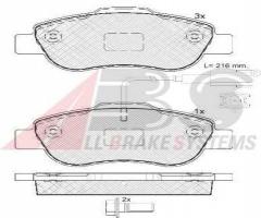 A.b.s. 37718 klocki hamulcowe ford ka 1,3 tdci 09-przód