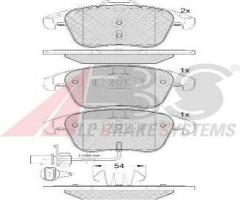 A.b.s. 37612 klocki hamulcowe vw tiguan 07-przód, audi q3 (8u), fiat sedici, seat alhambra (710)