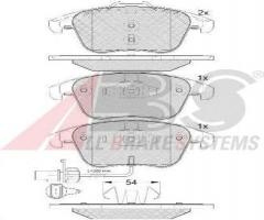 A.b.s. 37675 klocki hamulcowe audi a4 (b8) 08-przód, audi a5 (8t3)