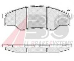 A.b.s. 37684 klocki hamulcowe toyota hilux 06-przód