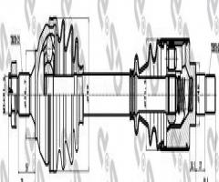 Gsp 210026 wahacz audi 100-95 p, citroËn berlingo nadwozie pełne (m_)