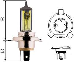 Hella 8gj 002 525-341 Żarówka h4 12v yl