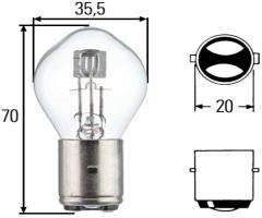Hella 8gd 002 084-151 Żarówka r2