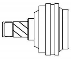 Gsp 618002 przegub napędowy komplet ford, ford fiesta i (gfbt)