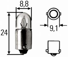 Hella 8gp 002 068-131 Żarówka 12v 3w