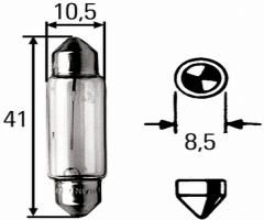 Hella 8gm 002 091-241 Żarówka 24v 18w