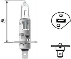 Hella 8gh 002 089-351 Żarówka h1 long life