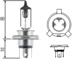 Hella 8gj 002 525-131 Żarówka h4 60 55w, bmw 3 (e21), suzuki swift iv (fz, nz), alfa romeo 33 (905)