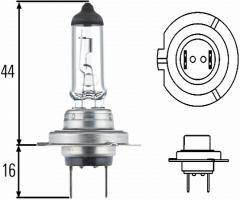Hella 8gh 007 157-201 Żarówka h7 12v 55w long life, audi a6 (4g2, c7, 4gc), bmw 3 (e91) touring 