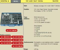 Hpr 91199000 zestaw blokad master vw/au/se/sk, audi a2 (8z0), seat altea (5p1)