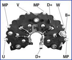 HÜco 139460 mostek prostowniczy alternatora