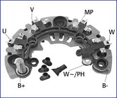 HÜco 139093 mostek prostowniczy alternatora