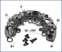 HÜco 139096 mostek prostowniczy alternatora, rover 200 (rf)