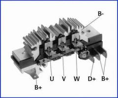 HÜco 139560 mostek prostowniczy alternatora 25a