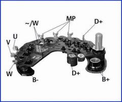 HÜco 139693 mostek prostowniczy alternatora 50a, citroËn bx (xb-_), fiat ducato panorama (280)