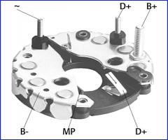 HÜco 139168 mostek prostowniczy alternatora