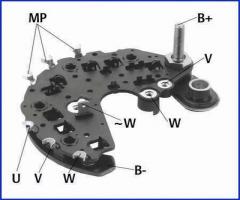 HÜco 139721 mostek prostowniczy alternatora 32a, renault clio i (b/c57_, 5/357_), volvo 480 e