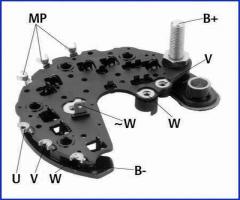 HÜco 139722 mostek prostowniczy alternatora 32a, opel arena combi (thb)