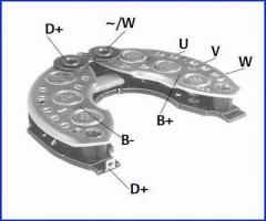 HÜco 139666 mostek prostowniczy alternatora 50a