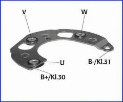 HÜco 139682 mostek prostowniczy alternatora 25a