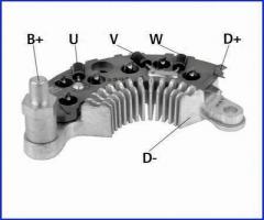HÜco 139576 mostek prostowniczy alternatora 40a, opel vectra a hatchback (88_, 89_)