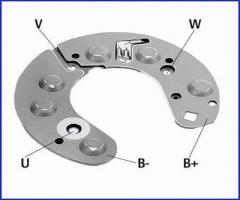 HÜco 139654 mostek prostowniczy alternatora 25a