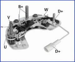 HÜco 139632 mostek prostowniczy alternatora 35a